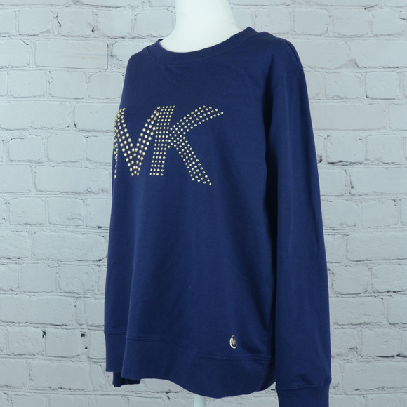 NWT MICHAEL KORS MK Lightweight Sweatshirt - Picture 2 of 8